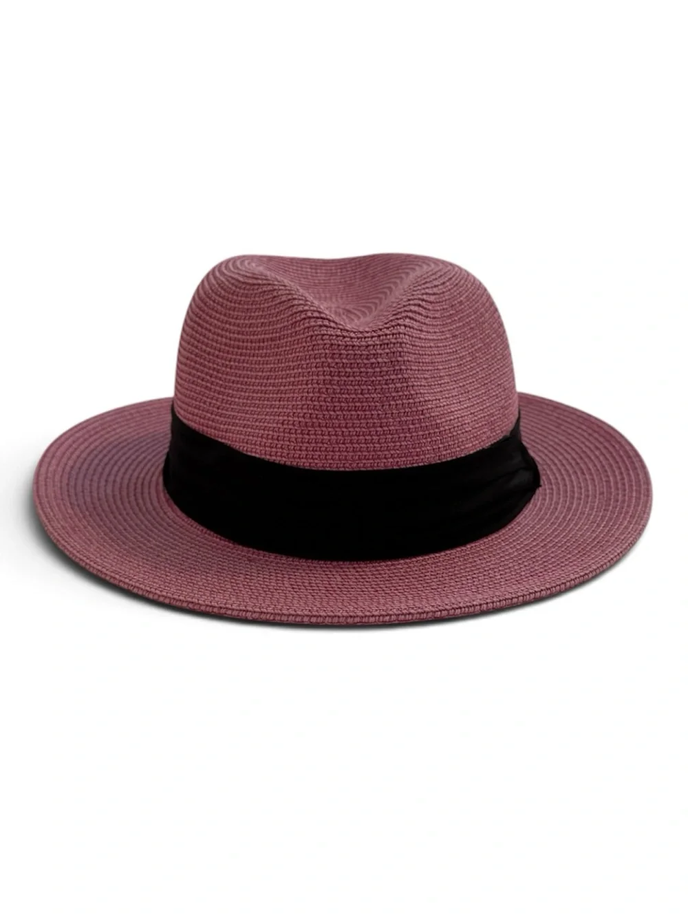 Girls’ Fedora Hat in Hot Pink with Black Band